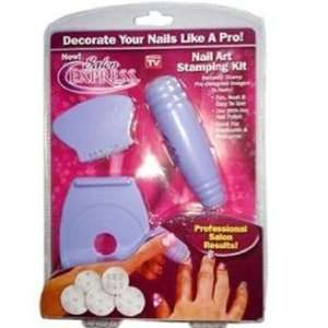 Salon Express, Nail Art Stamping Kit - Get That Salon Quality Nail Designs