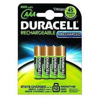 Duracell (AAA) StayCharged Rechargeable Batteries (Pack of 4)