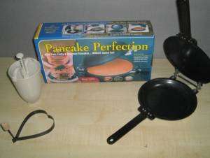 Pancake Maker Deluxe - Free Batter Dispenser & Heart Shape Mould