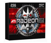 Ati Radeon 9550 AGP 8x 256Mb with coolermaster active cooling!