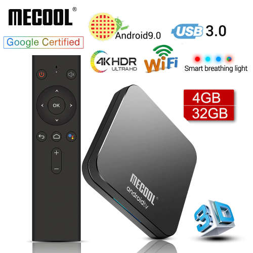 Mecool KM9 Pro Deluxe Android TV Box S905X2 4GB RAM 32GB ROM Android 9.0 | Home Entertainment