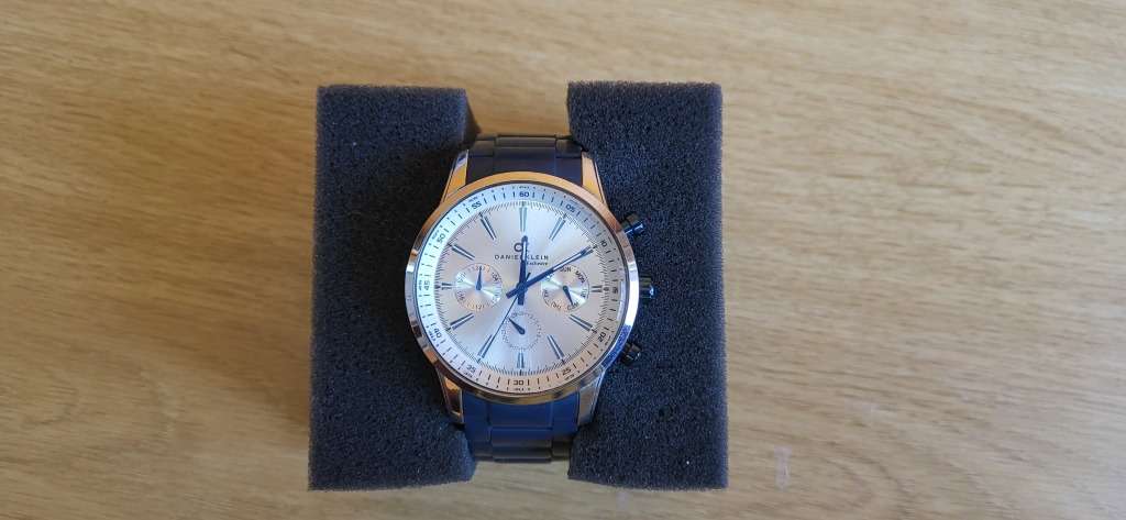 Daniel Klein exclusive navy blue men`s watch