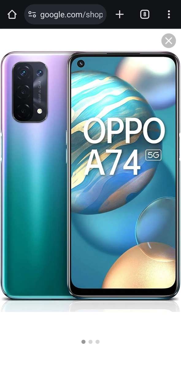 Oppo A74, 128GB, 6GB RAM, 5G, Fantastic Purple