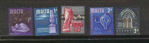 Malta. Group of 5 stamps. MNH