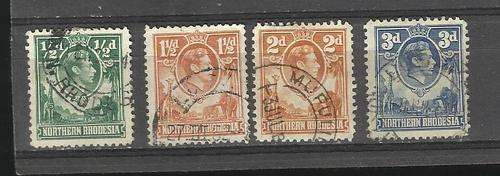 Northern Rhodesia. Part of set. Used/hinged
