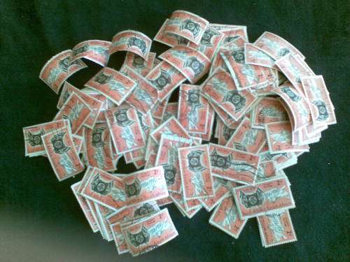 Union. +- 340 x 2d stamps. Used. Condition not checked