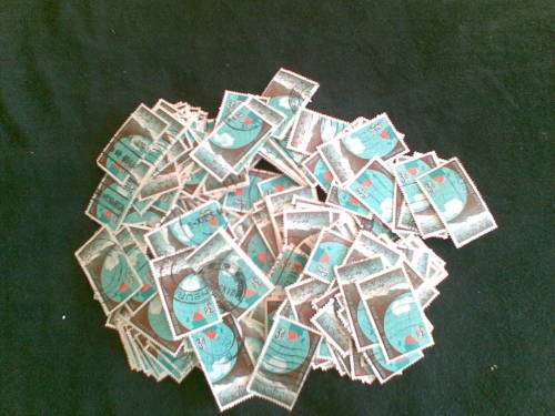 Union. +- 370 x 3d stamps. Used. Condition not checked