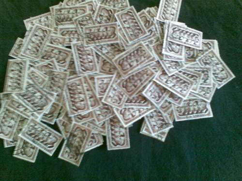 Union. +- 230 x 3d stamps. Used. Condition not checked