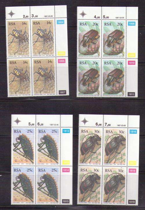 RSA. Complete set of 4 control blocks. MNH