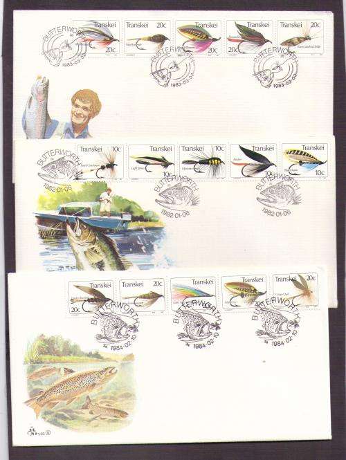 Transkei. 3 Different FDC's