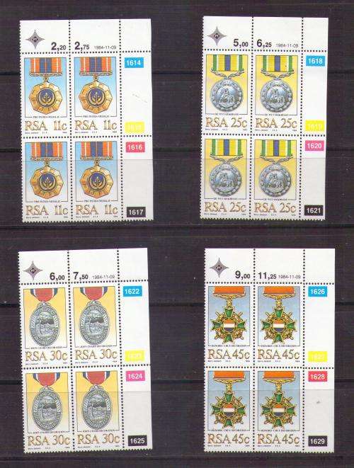 RSA. Complete set of 4 control blocks. MNH