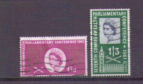 Great Britain. Complete set of 2 stamps. Used not hinged