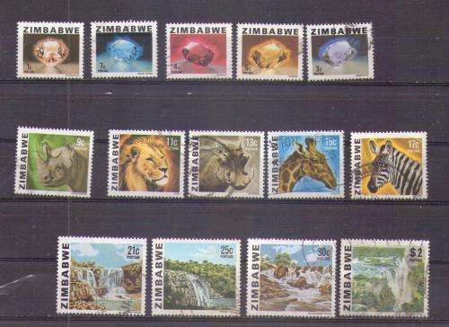 Zimbabwe. Part of set. Used some hinged
