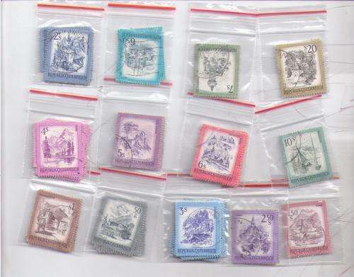 Austria. Group sorted in 13 reclosable bags.Duplications/unchecked. See note