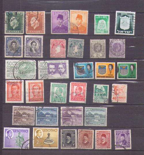 Worldwide.14 Different country groups. Used some hinged