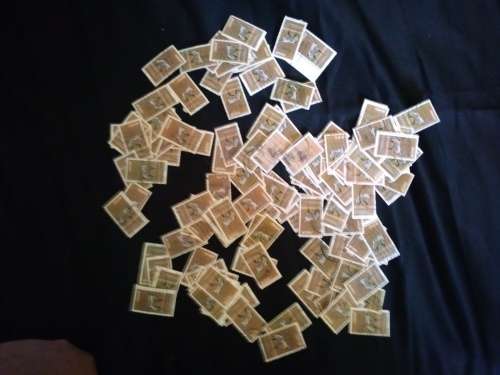 SWA. Many 5c stamps. Duplications/unchecked