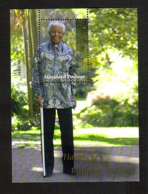 RSA. Miniature sheet. Nelson Mandela.MNH