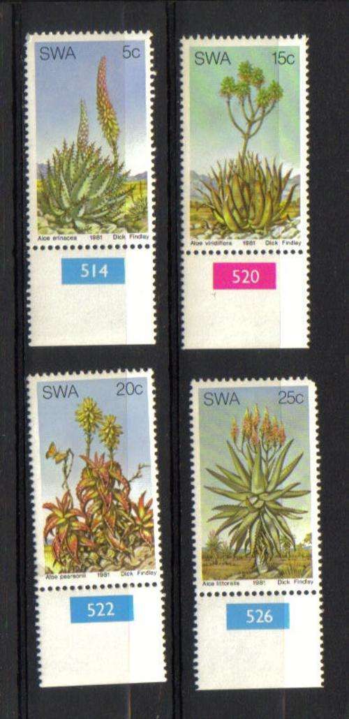 SWA. One full set of 4 stamps. MNH