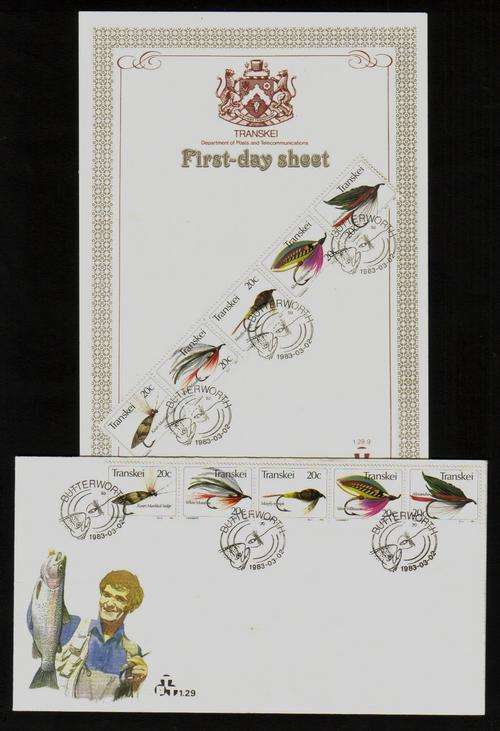 Transkei. FDC with matching First-day Sheet.