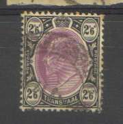 Transvaal. 1 x 2 Shilling 6 pence stamp. Used/hinged