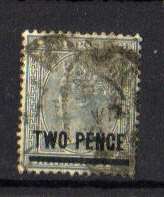 Natal. 1 Stamp, overprinted TWO PENCE. Used/hinged