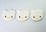 EDIBLE FONDANT SUGAR DECORATIONS - Hello Kitty Cupcake Toppers - WHOLESALE LOT
