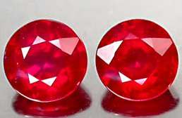 ***Perfect Pair Pigeon blood RUBIES***