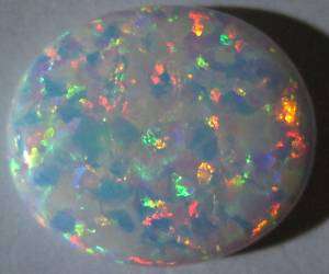L@@'K - **1.42CTS SOLID BLUE AUSSIE OPAL**