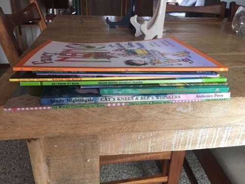 Lot of nine children's books - one bid for all