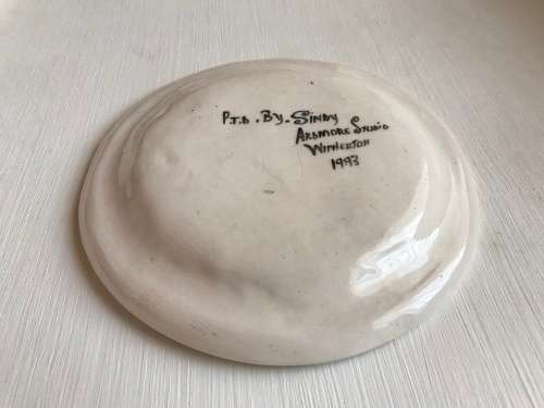 Beautiful Ardmore hand-painted plate