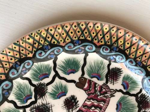 Beautiful Ardmore hand-painted plate