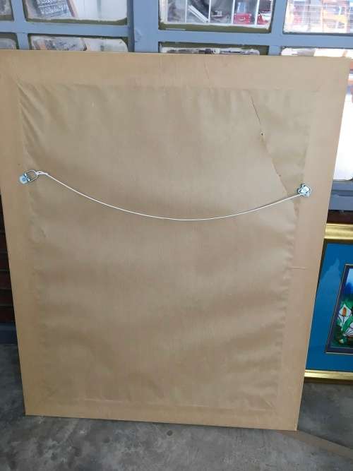 Large Gary Marshall painting beautifully framed - ready to hang