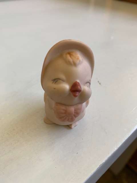 Two utterly adorable little porcelain salt shakers - both for one bid