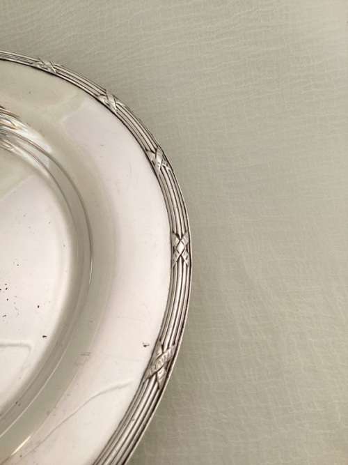 SILVER PLATED TROPHY DISH FOR THE ROYAL AGRICULTURAL SOCIETY OF NATAL