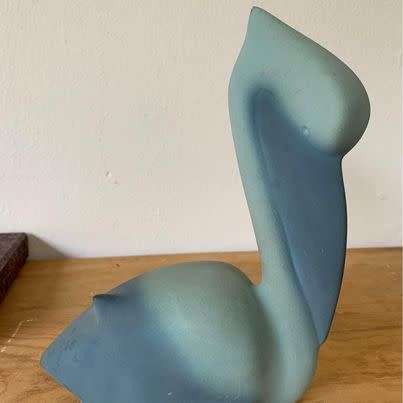 #22 Interesting abstract pelican figurine made in New Zealand