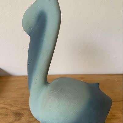 #22 Interesting abstract pelican figurine made in New Zealand