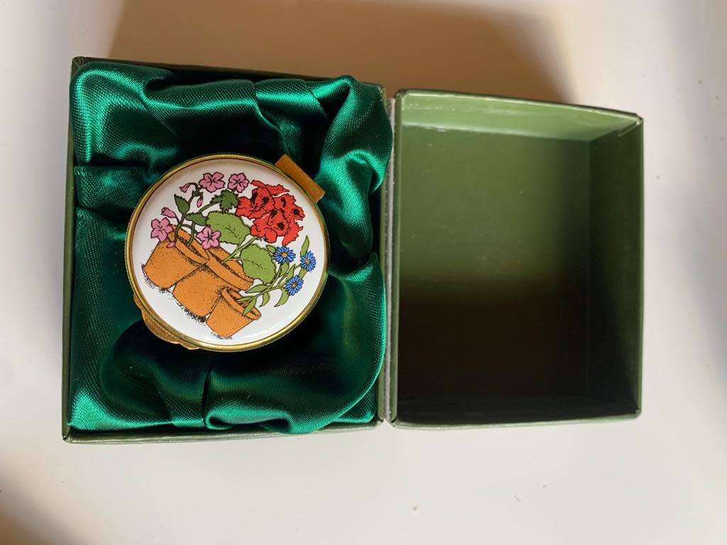 #59 Alastor enamel trinket box in a Harrods presentation box