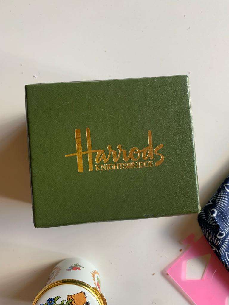 #59 Alastor enamel trinket box in a Harrods presentation box