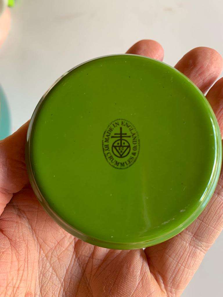 #81 Crummles enamel trinket box - Owl