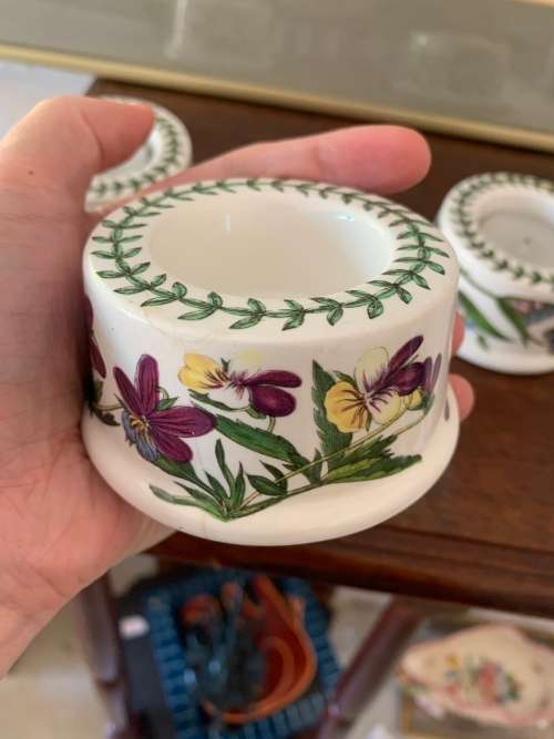 Three Portmeirion Tealight Candle Holders