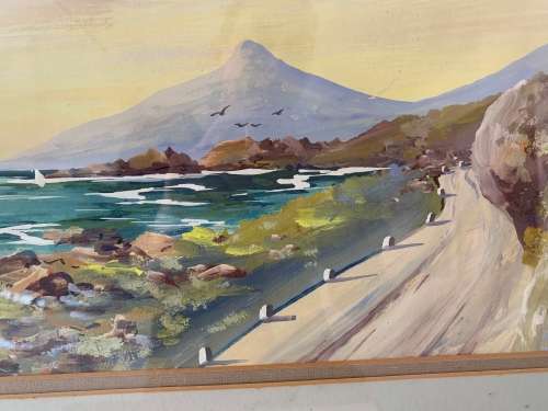 Beautiful Oil Painting Of Lions Head By H Anderson