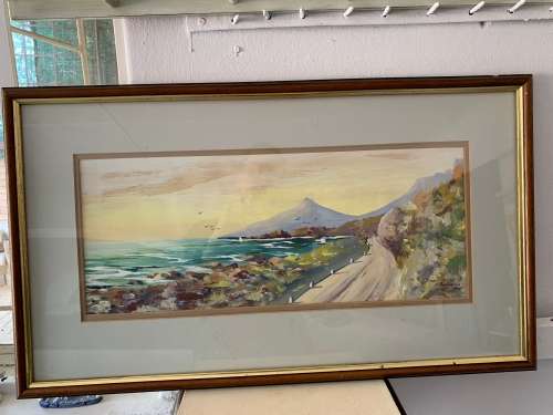 Beautiful Oil Painting Of Lions Head By H Anderson