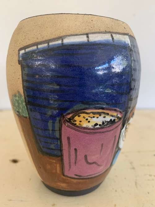 Beautiful pottery item marked Douglas to the base