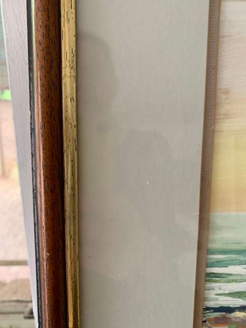 Beautiful Oil Painting Of Lions Head By H Anderson