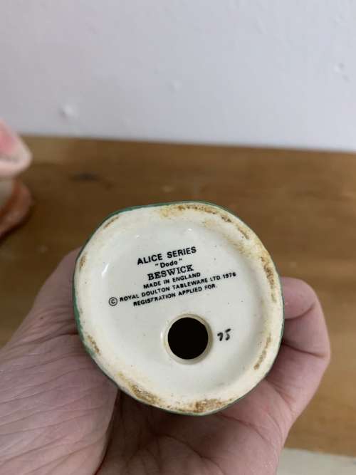 Rare Beswick Dodo Figurine From The Alice In Wonderland Series