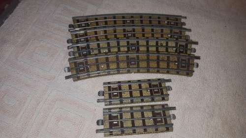 6 x Vintage hornby tracks in good condition
