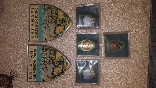 Vintage South African Nation Parks badge lot