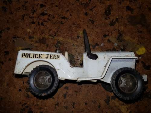 Vintage tin jeep. Made in japan.