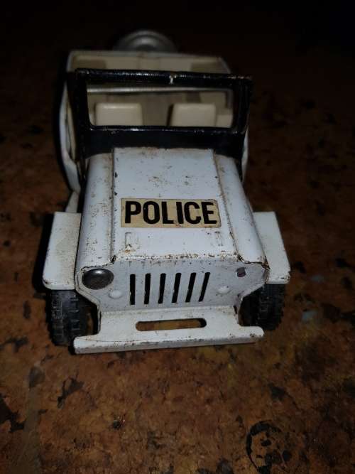 Vintage tin jeep. Made in japan.