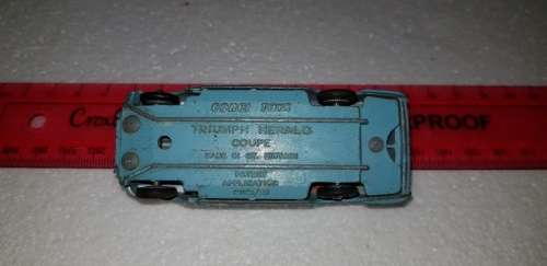 Vintage corgi Triumph Herald coupe
